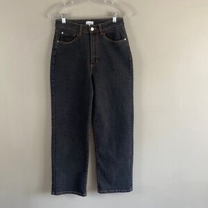 Weworewhat Black Straight Leg Jeans Size 26